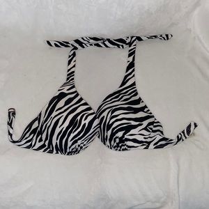 Victoria’s Secret Zebra bikini top 34DD